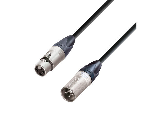 AH DMX AES/EBU Kabel -  3,0 m XLR 3p Han - XLR 3p Hun 